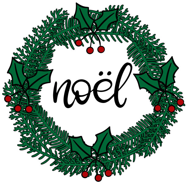 圣诞快乐，新年快乐。图片下载