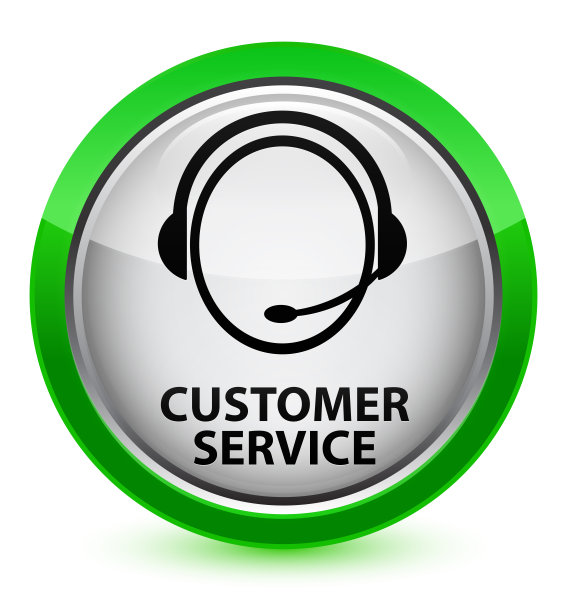 客服(客服图标)水晶绿色圆形按钮图片下载