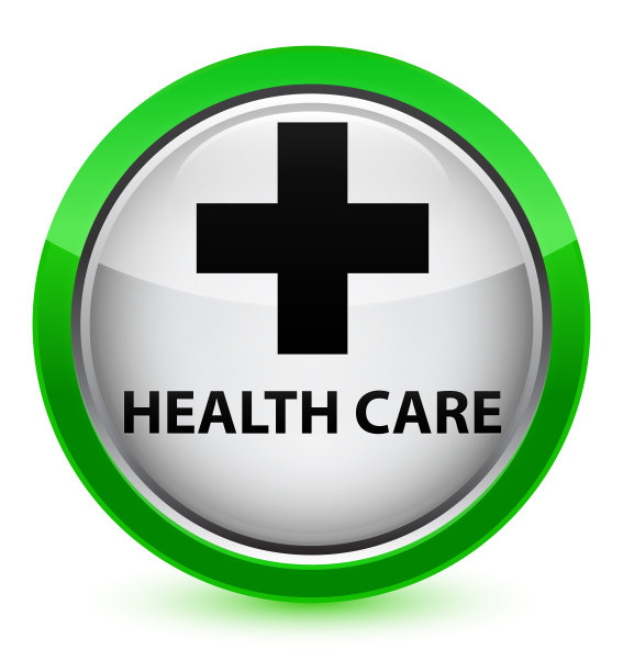 保健(加号)水晶绿色圆形按钮图片下载