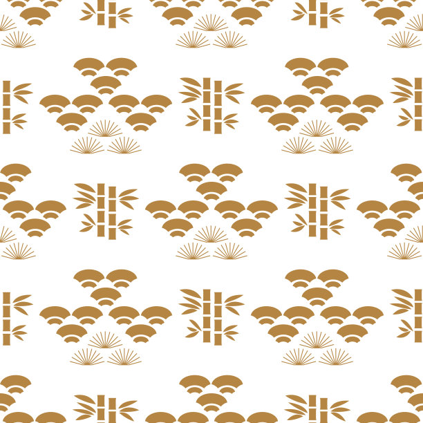 漂亮的日本无缝图案图片下载