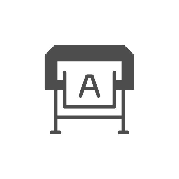 大格式打印字形图标图片下载