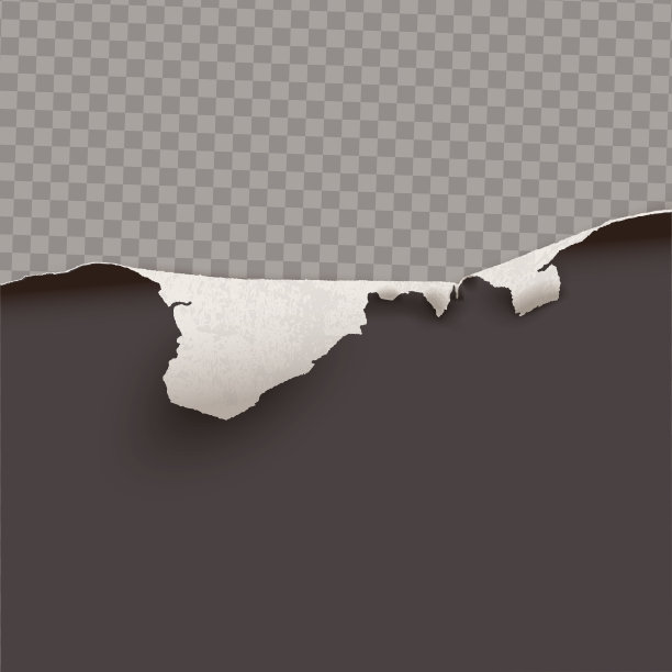 旧撕纸背景与撕破的边缘或旧绘画墙的概念。图片下载