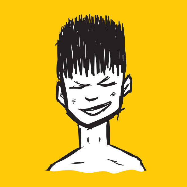 人物矢量设计，少年男孩卡通，孤立对象图片下载