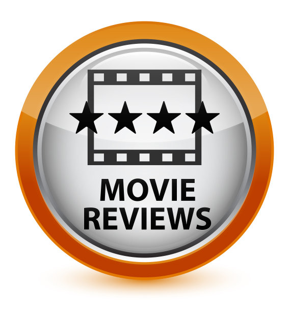 电影评论水晶橙圆形按钮图片下载