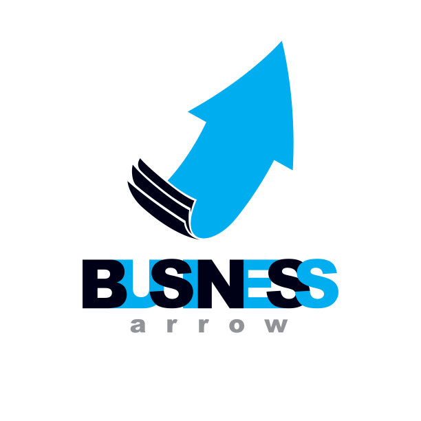 向量不断上升的箭头。公司增加的概念。商业抽象标志孤立在白色背景上。图片下载