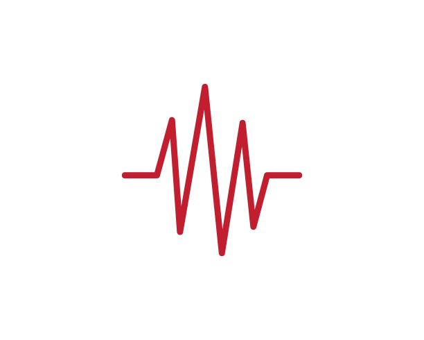 脉冲符号矢量图标插图图片下载