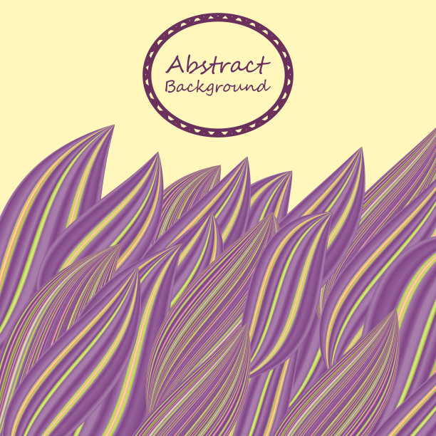 姹紫嫣红的花朵，植物，花和叶背景。Eps10矢量插图。图片下载