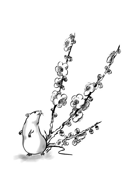 老鼠插画素材ID：346109004