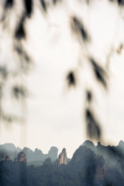 张家界石质喀斯特山脉图片下载