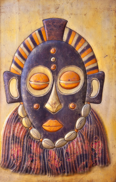 浮雕艺术金属非洲图片下载