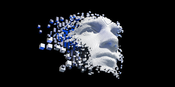 抽象数字人脸图片下载