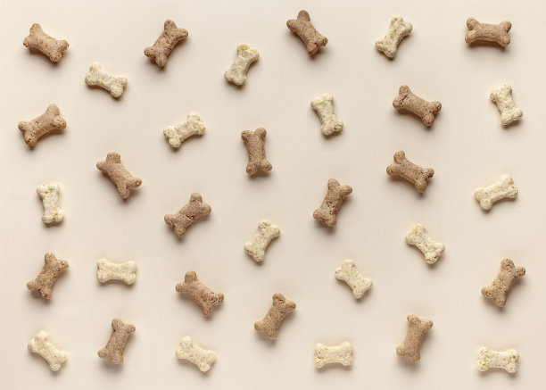 狗粮背景由狗饲料制成图片下载