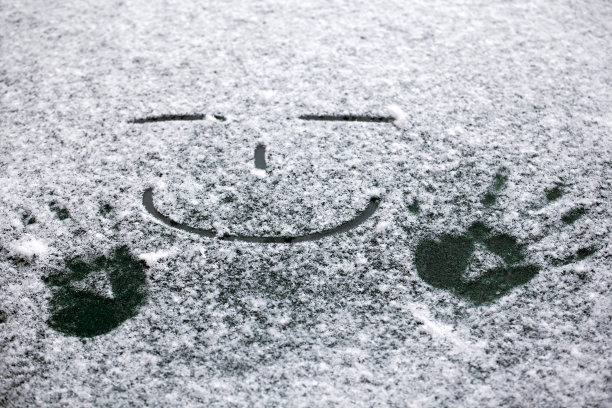 手迹雪车窗口背景图片下载