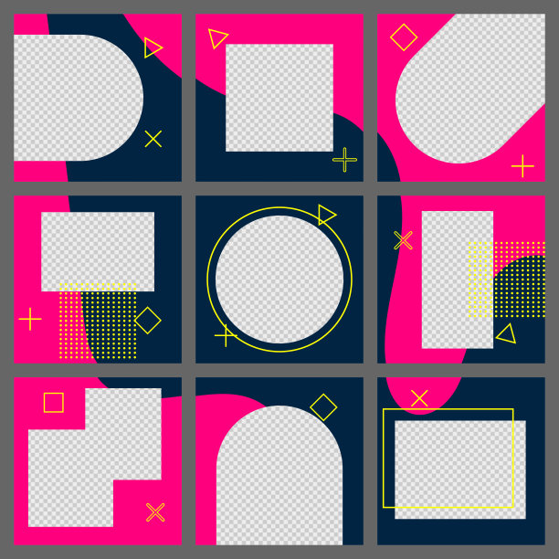 社交媒体横幅模板。可编辑的模型的故事，个人博客，布局推广。图片下载