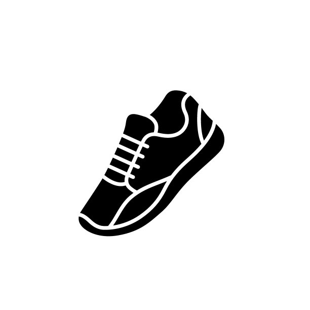 白色背景下鞋子的特写镜头图片下载