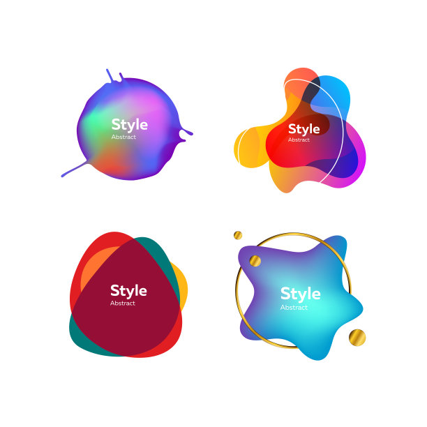 氖液体抽象元素集合图片下载