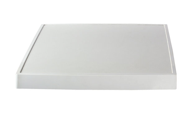 洗衣机或洗碗机的顶部塑料表面隔离在白色背景上。图片下载