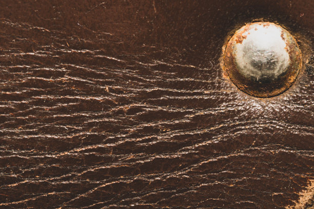 棕色皮革纹理宏。粗糙材料抽象背景图片下载