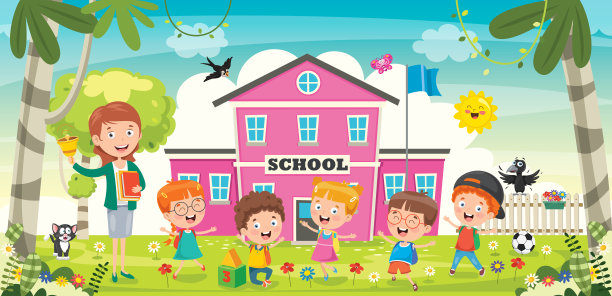 《小学生和老师素材图片