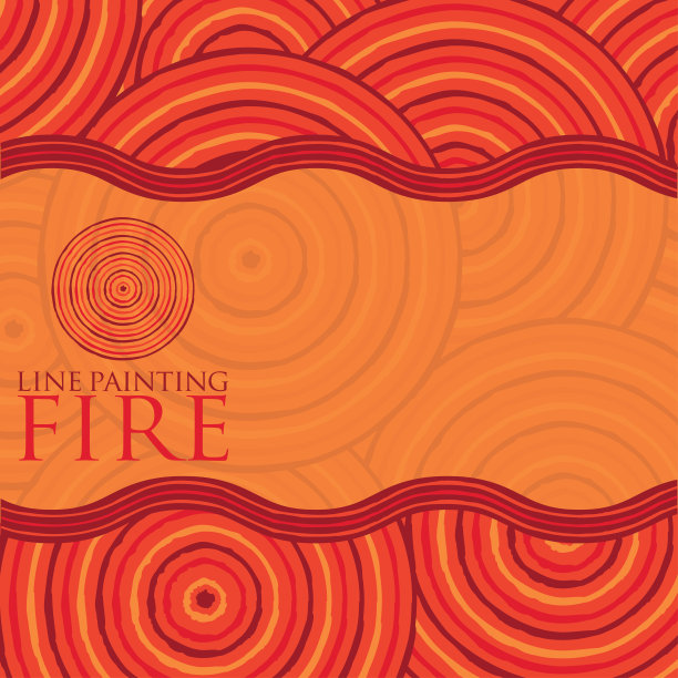 矢量格式的线条绘画邀请/贺卡。图片下载