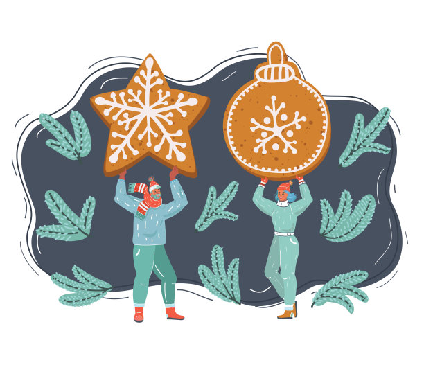 甜姜饼被人捧着图片下载