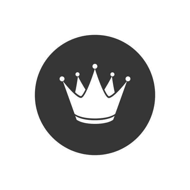 皇冠图标标志模板。王矢量图标图片下载