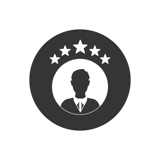 灰色背景上的评级矢量图标，评级透明度logo概念图片下载