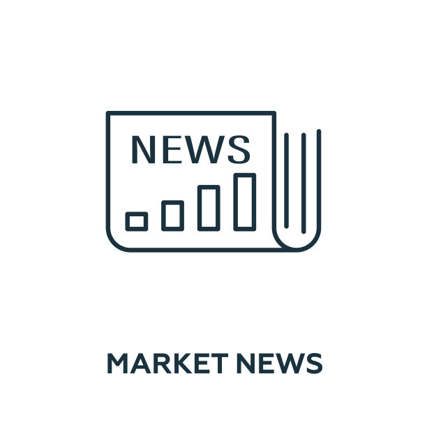 市场新闻矢量图标符号图片下载