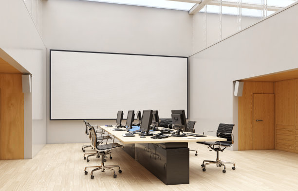 现代办公室室内设计图片下载