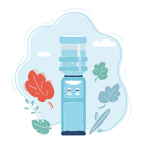 冷却器和水瓶。图片下载