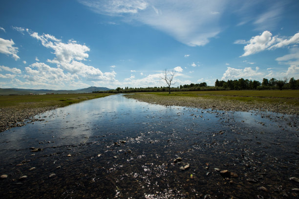 孤独的河图片下载