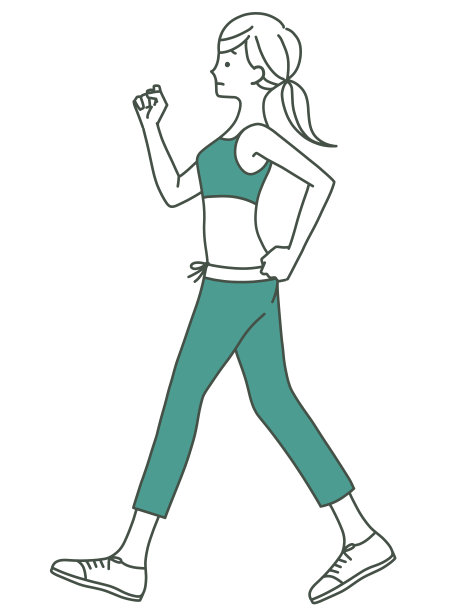 女性walking-sway回来图片下载