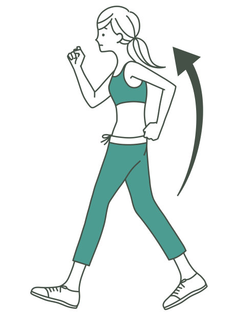 女性walking-Stoop图片下载