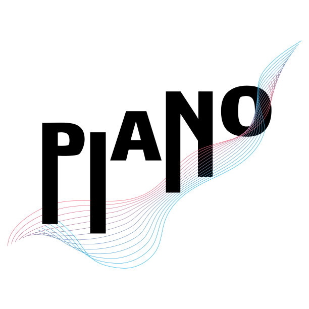 钢琴排版音乐节海报模板向量。图片下载