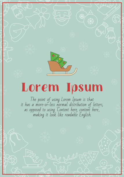 圣诞贺卡04图片下载