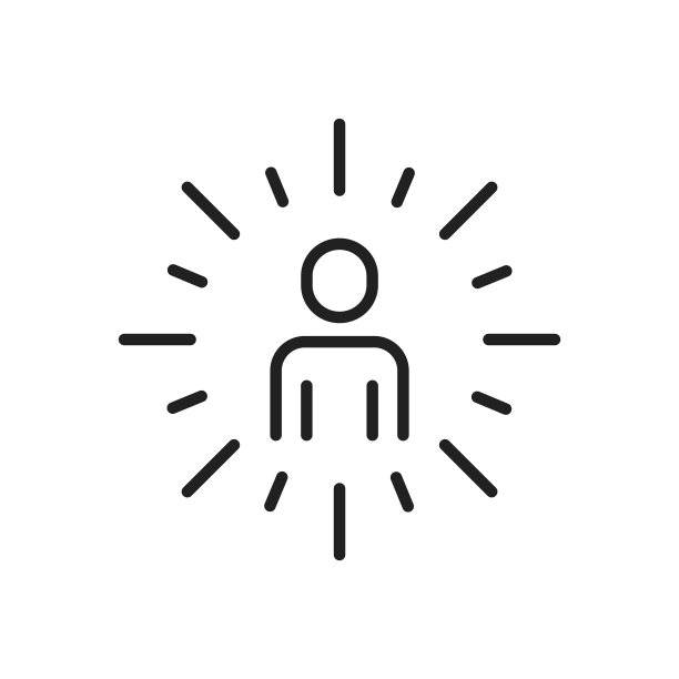 有太阳的人象征着乐观图片下载