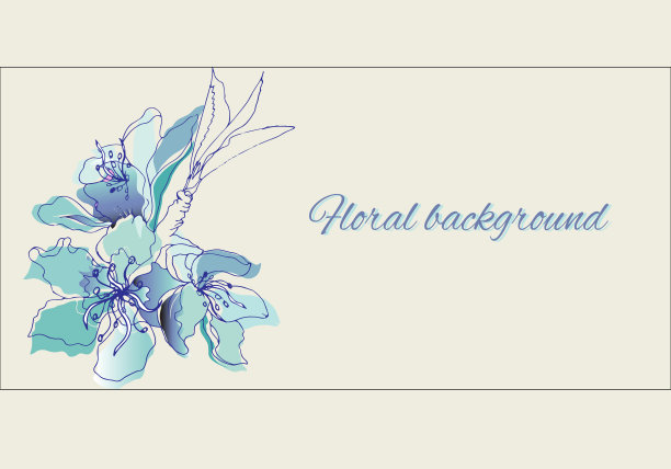 白色背景下的花朵特写镜头图片下载