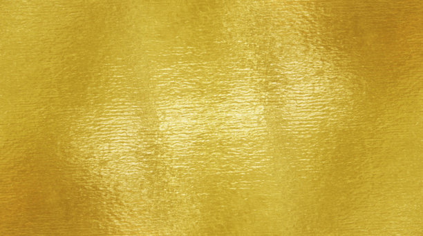 闪亮的黄叶子金箔图片下载