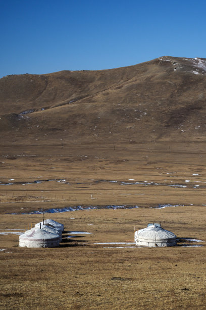 奥尔孔省的蒙古包图片下载