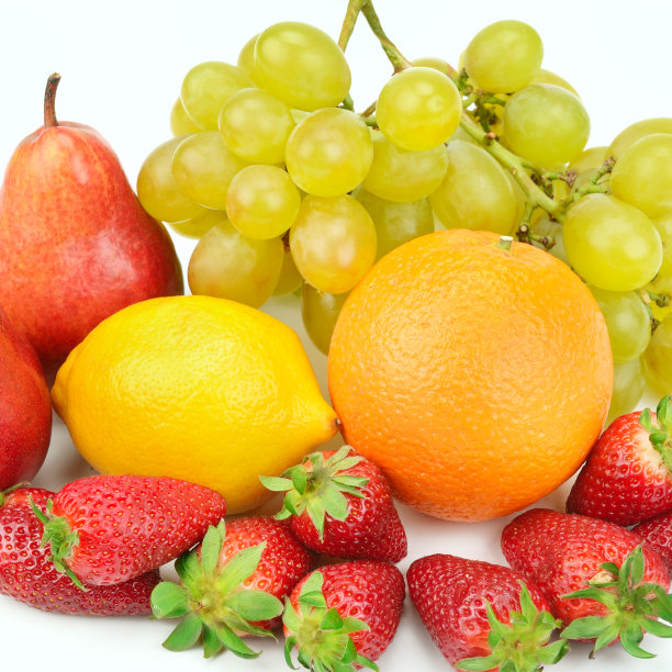 果实孤立在白色背景上。图片下载