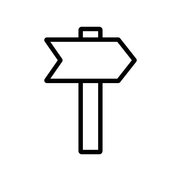 道路标志图标矢量素材图片下载