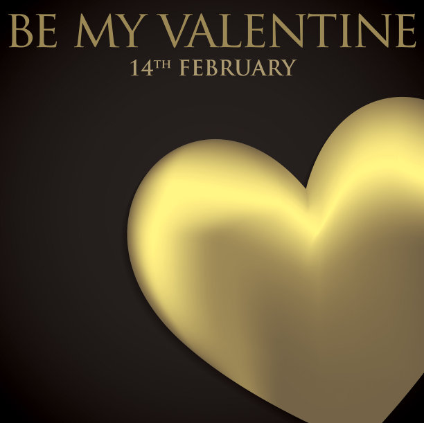 心形气球情人节卡片矢量格式。“n图片下载