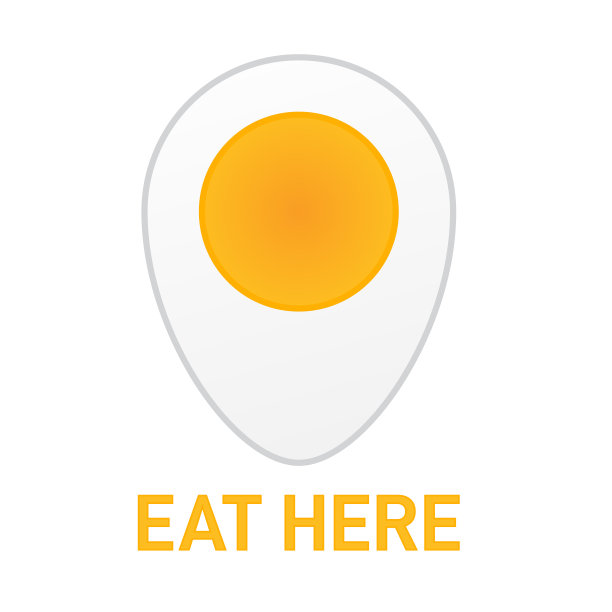 地理标签，指向快餐店。图片下载