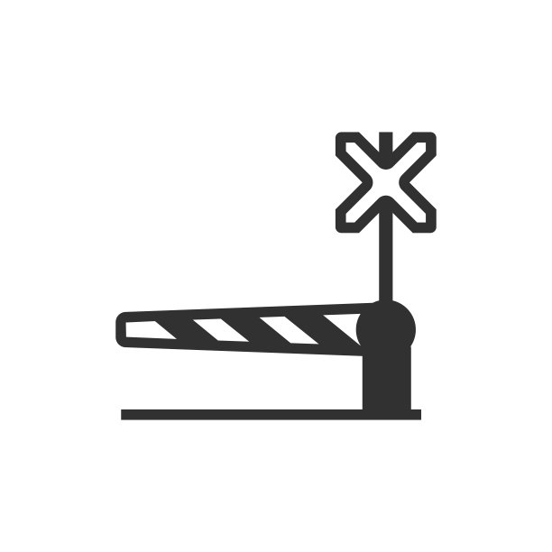 铁路的障碍。图片下载