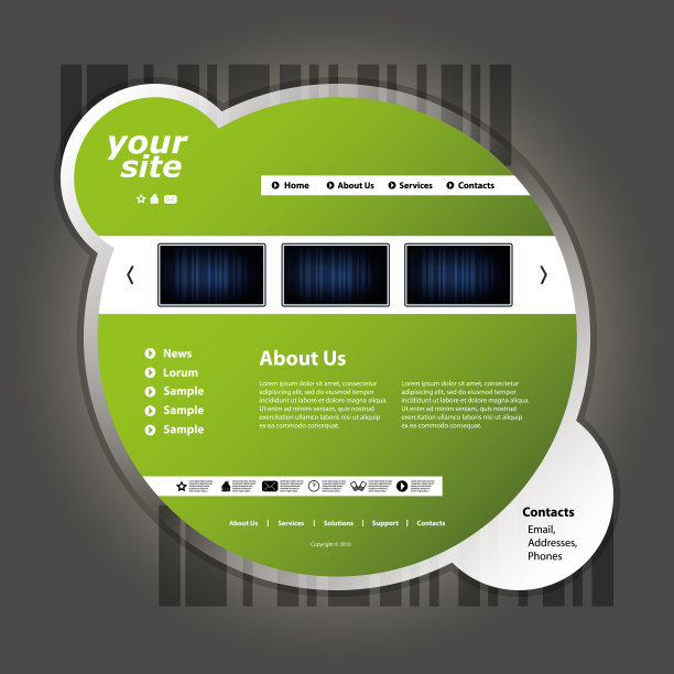 一页网站模板图片下载