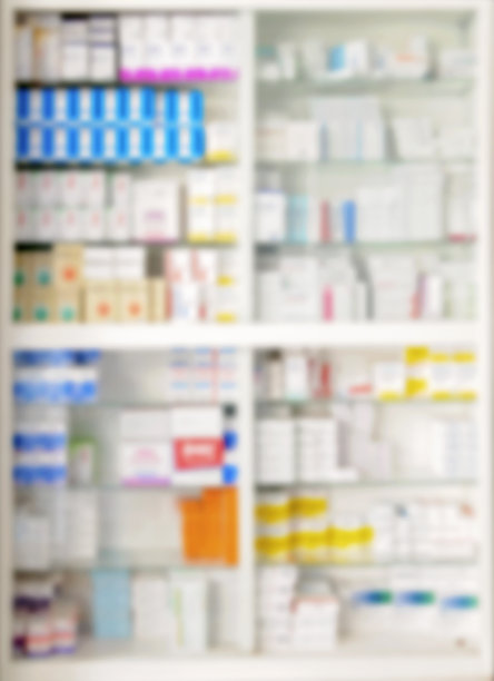 散焦药房商店图片下载