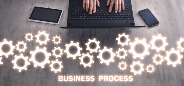 在办公室工作的商业女孩。业务流程图片下载