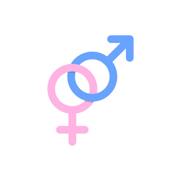 女性和男性的性别图标图片下载