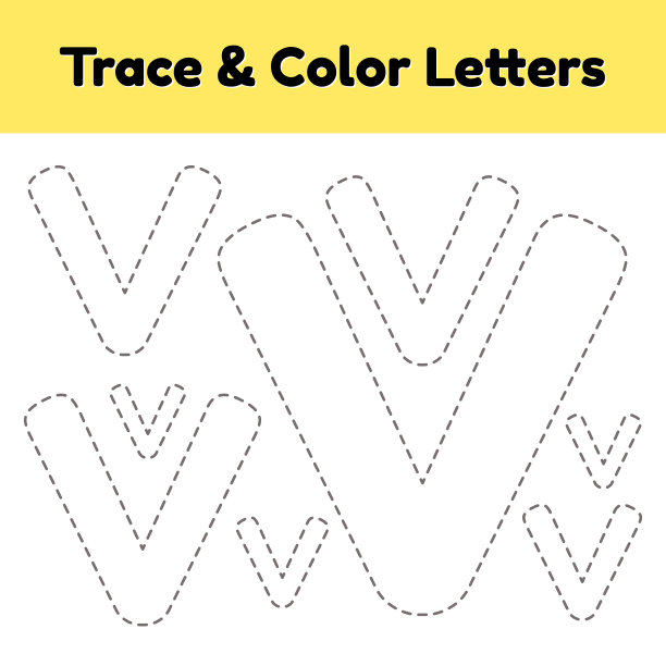 描线字母适用于幼儿园和学龄前儿童。写和颜色k向量插图。图片下载