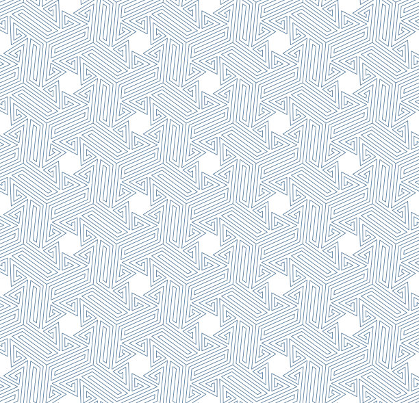 几何无缝模式。摘要向量背景。素材图片